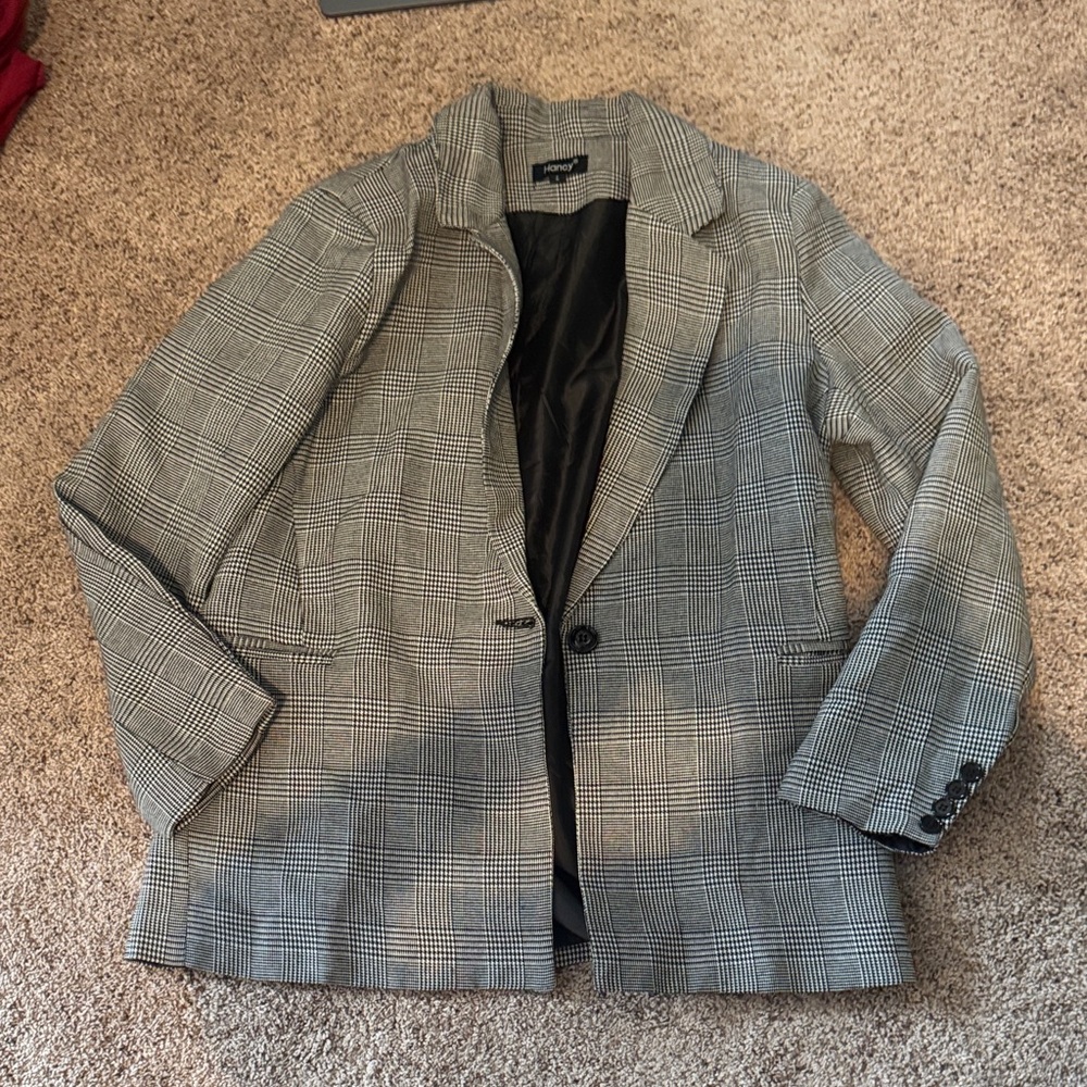 Black and White Blazer